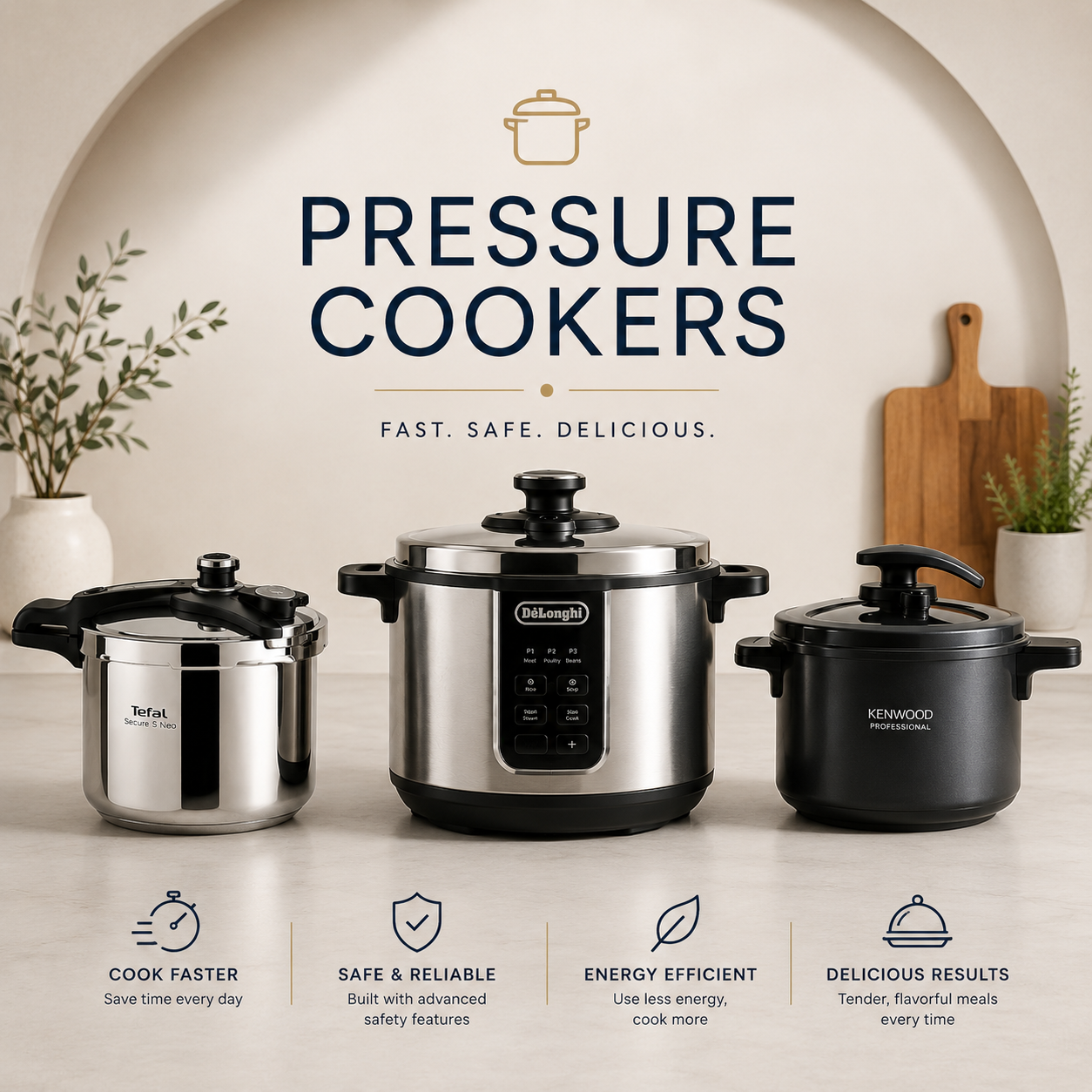 Pressure Cookers & Multi Cookers