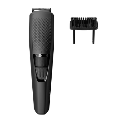 Taghareed black Philips Beardtrimmer Series 3000 BT3208/13 with Lift & Trim technology and 10 length settings.