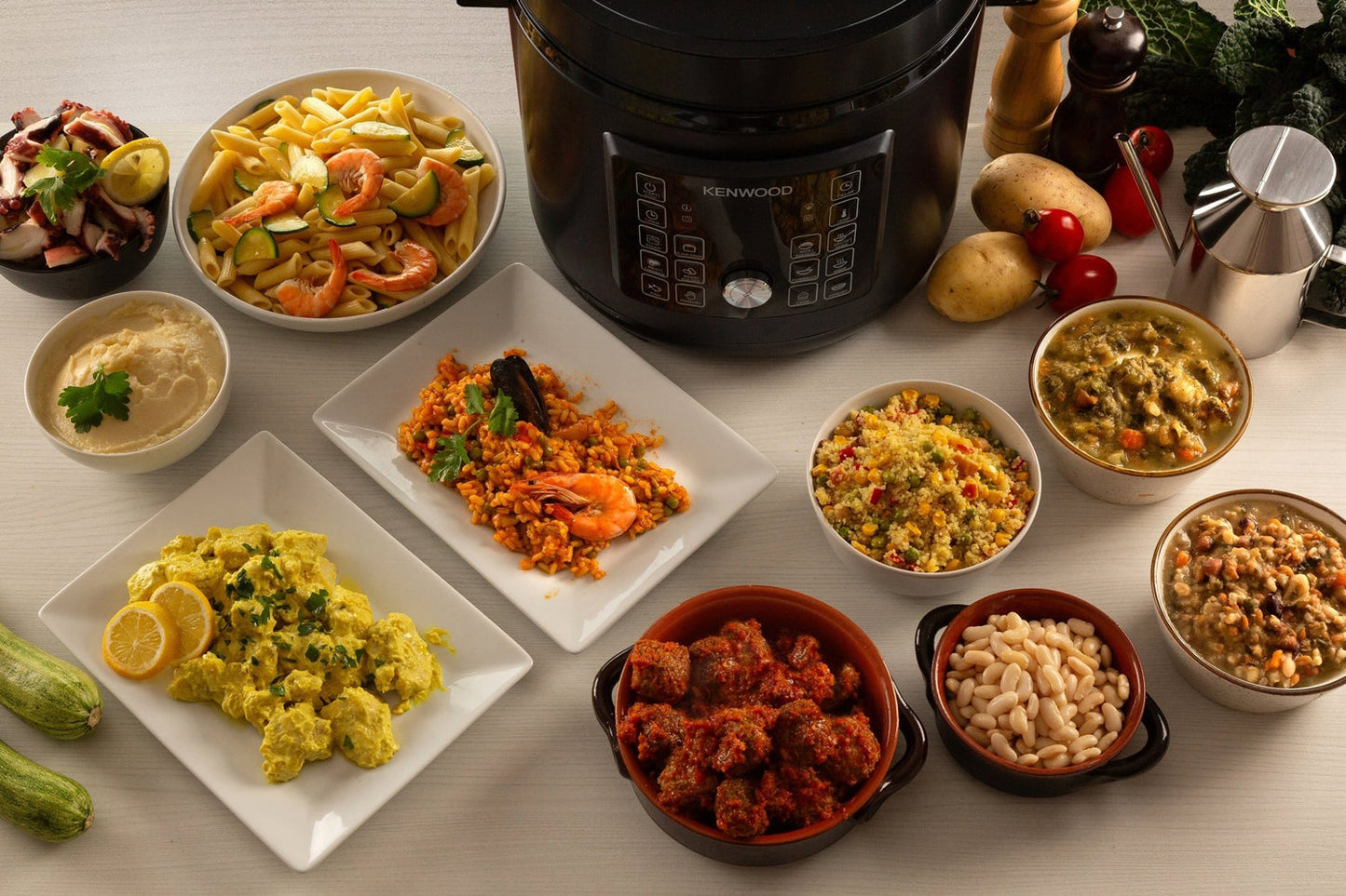 Kenwood - 8L Electric Pressure Cooker 16 Function Black - PCM95.000BK