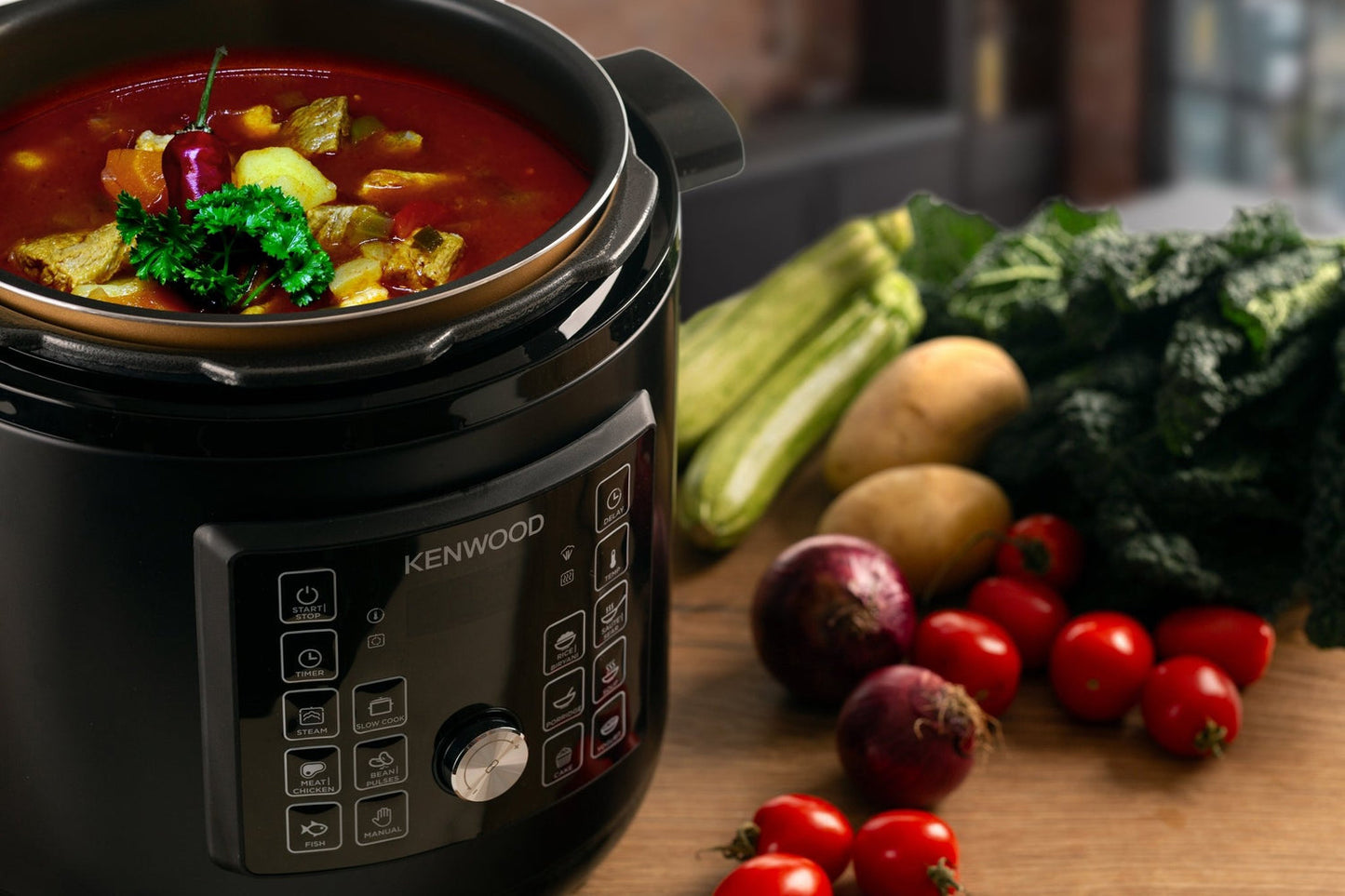 Kenwood - 8L Electric Pressure Cooker 16 Function Black - PCM95.000BK