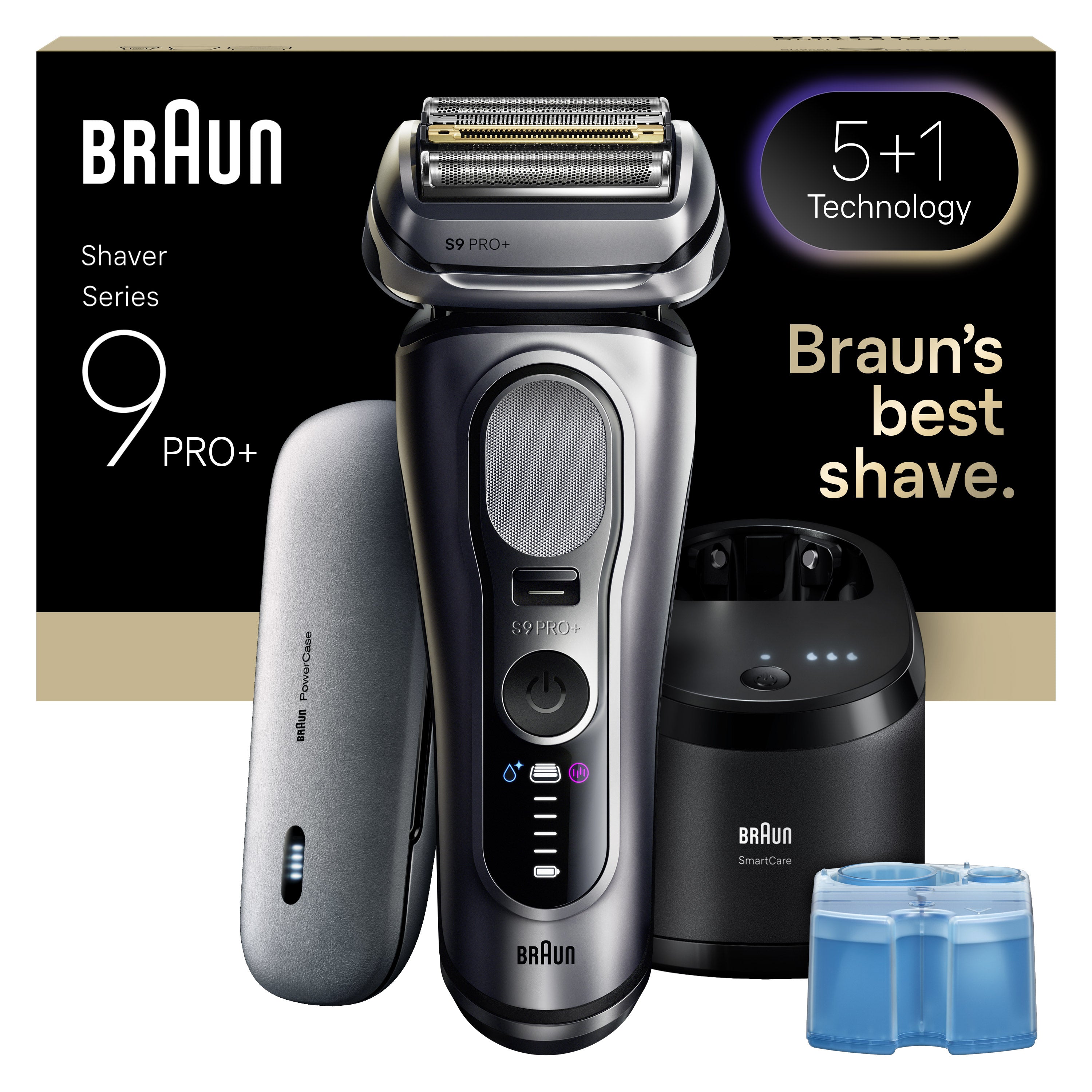 Ha Reed Braun Series 9 Pro+ 9677cc Electric Shaver 5+1 Elements Pro SensoAdapt ...