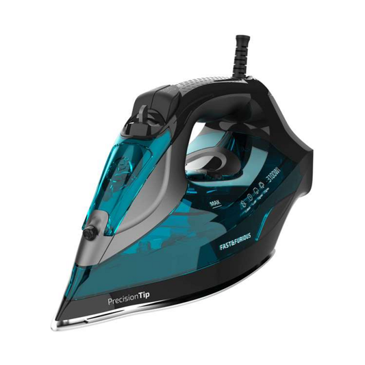 Cecotec Fast & Furious 5055 Pro Steam Iron — 3100W, 255 g/min Boost, Turbo Slide Ceramic