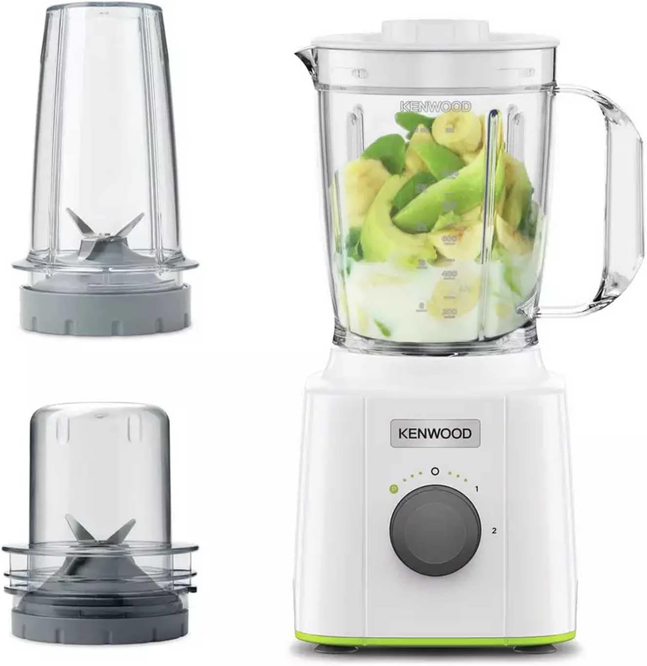 Kenwood Blend-Xtract Blender BLP31.D0WG – 350W, 1L, Multi Mill & Smoothie2Go Bottle