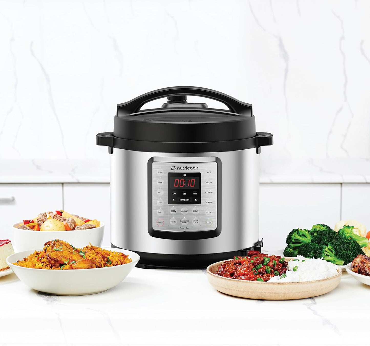 Nutricook Smart Pot Eko 6L Multi Cooker NC-SPEK6 – 9-in-1, 13 Programs & 1000W
