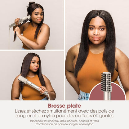 Shark FlexStyle 5-in-1 Air Styler & Hairdryer – Champagne (HD446SLEU)