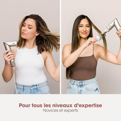 Shark FlexStyle 5-in-1 Air Styler & Hairdryer – Champgne (HD446SLEU)