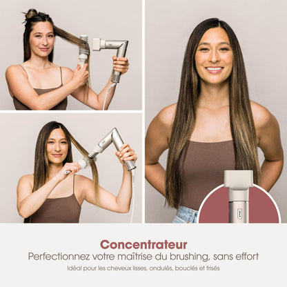 Shark FlexStyle 5-in-1 Air Styler & Hairdryer – Champagne (HD446SLEU)