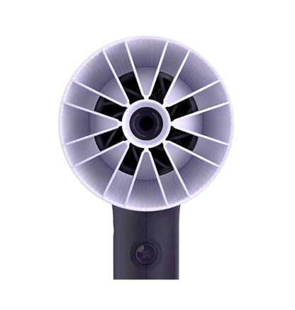 Taghareed Philips 3000 Series purple hair dryer with ThermoProtect attachment and 6 heat/speed settings.