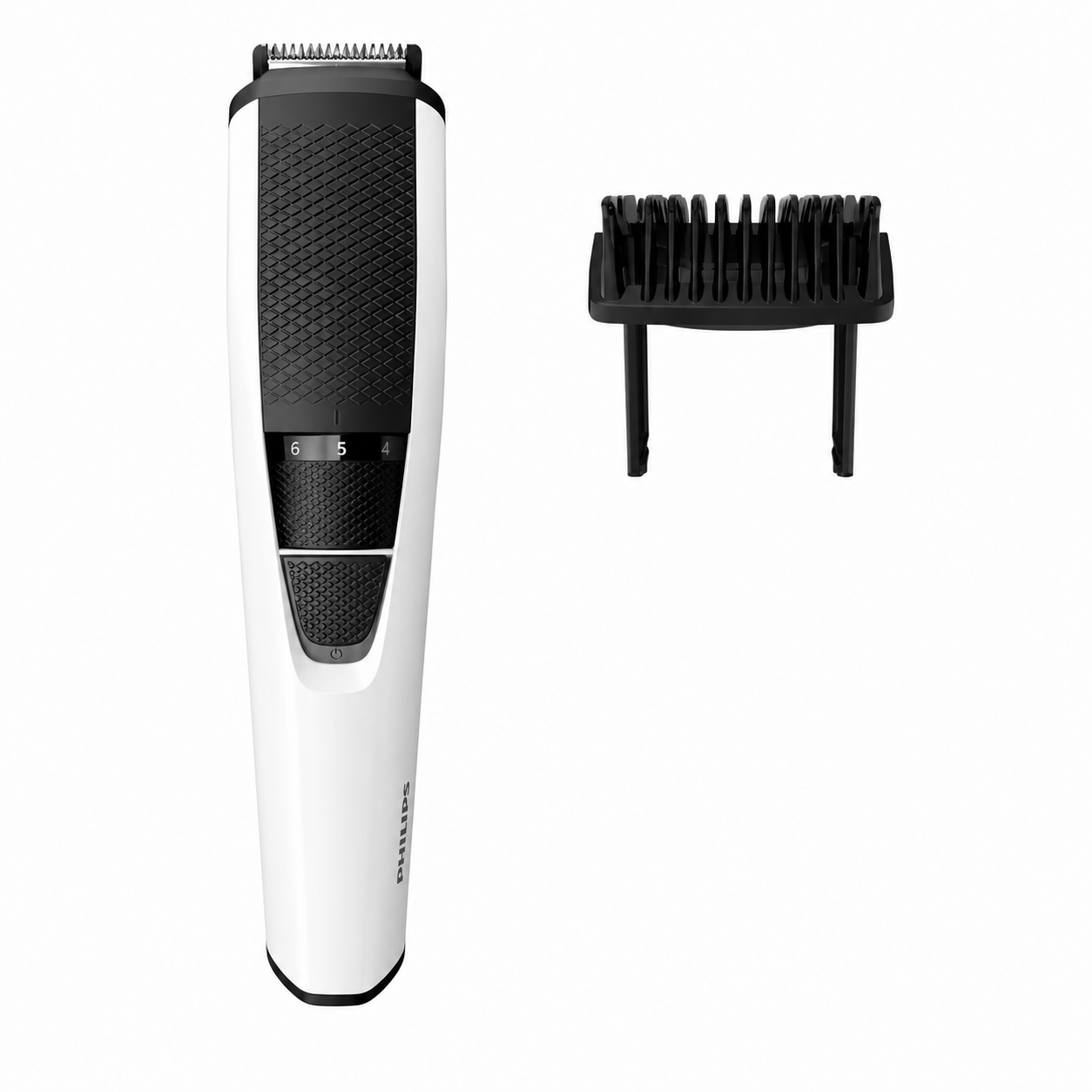Taghareed Philips Beardtrimmer Series 3000 BT3206/14, white and black, with Lift & Trim technology and 10 length settings.