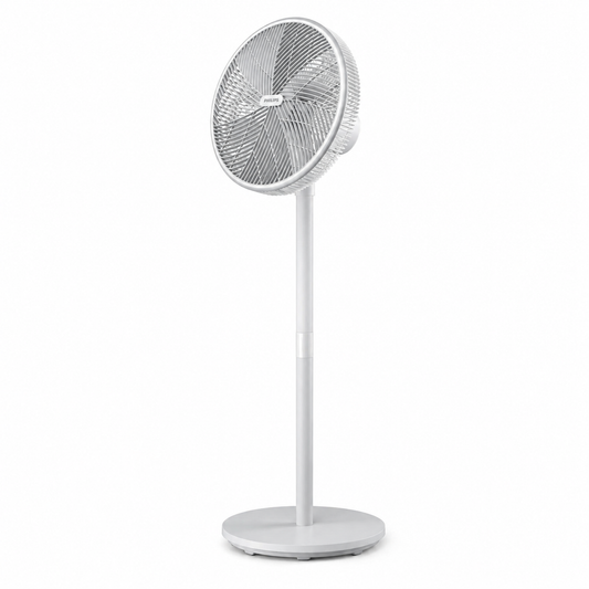 Taghareed Philips Pedestal Fan 2000 Series CX2550/00, white, 3 speeds, 2 modes, timer, oscillating, adjustable tilt, 48W