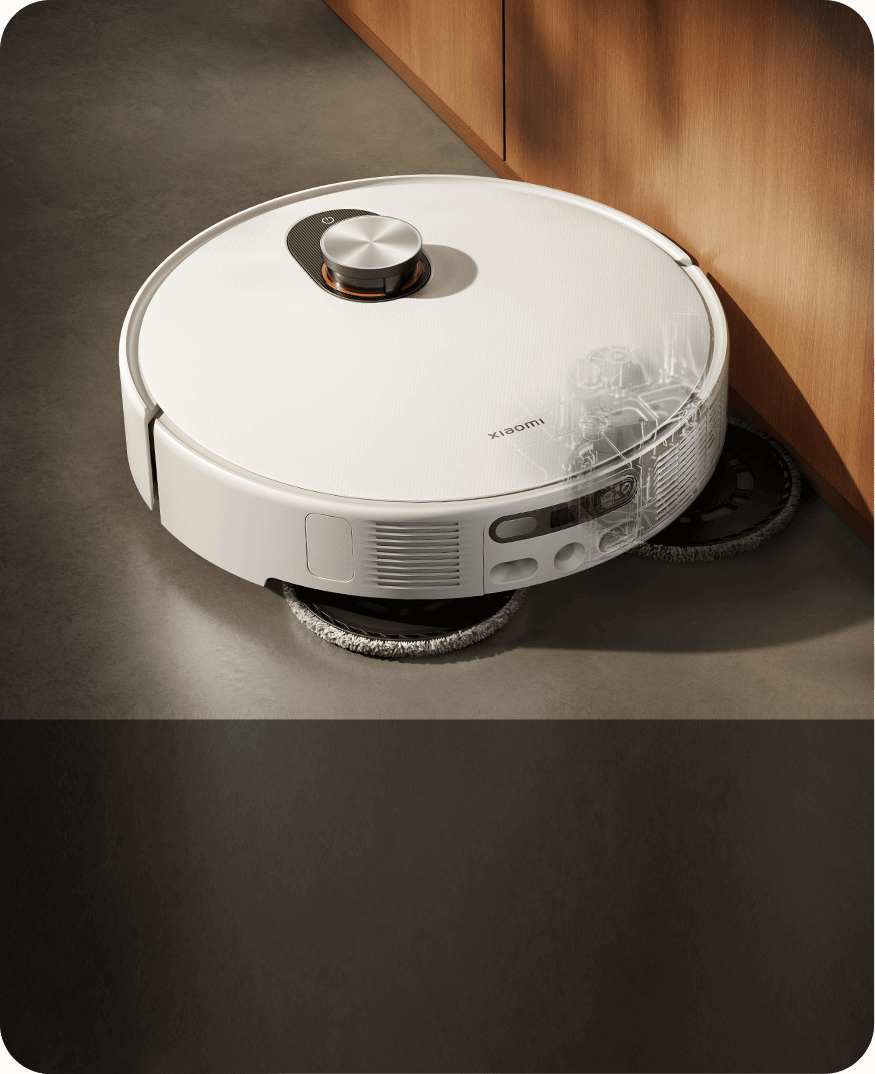 Xiaomi Robot Vacuum 5 Pro – 20000Pa, AI Triple-Camera, dToF Retractable Radar, 80°C Hot Wash & 4L Tank