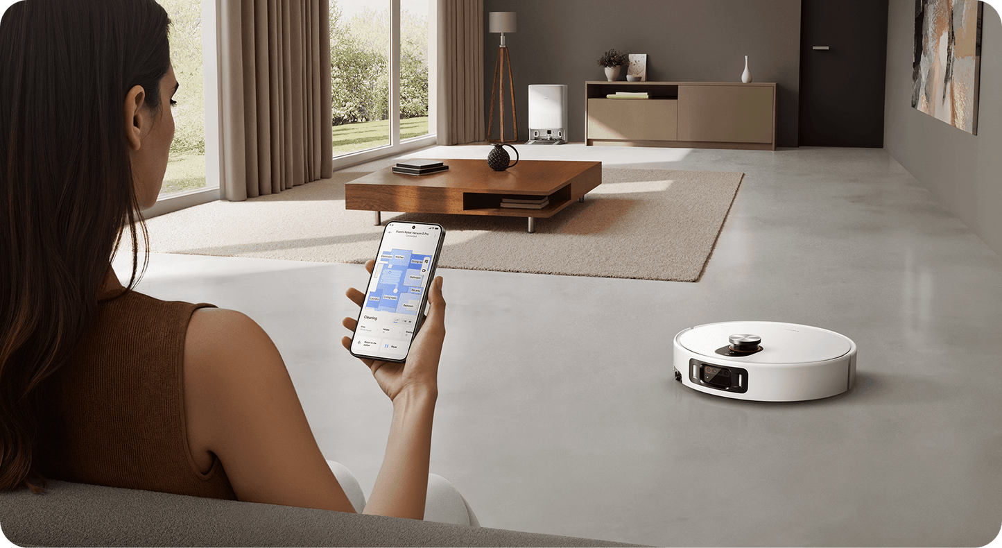 Xiaomi Robot Vacuum 5 Pro – 20000Pa, AI Triple-Camera, dToF Retractable Radar, 80°C Hot Wash & 4L Tank