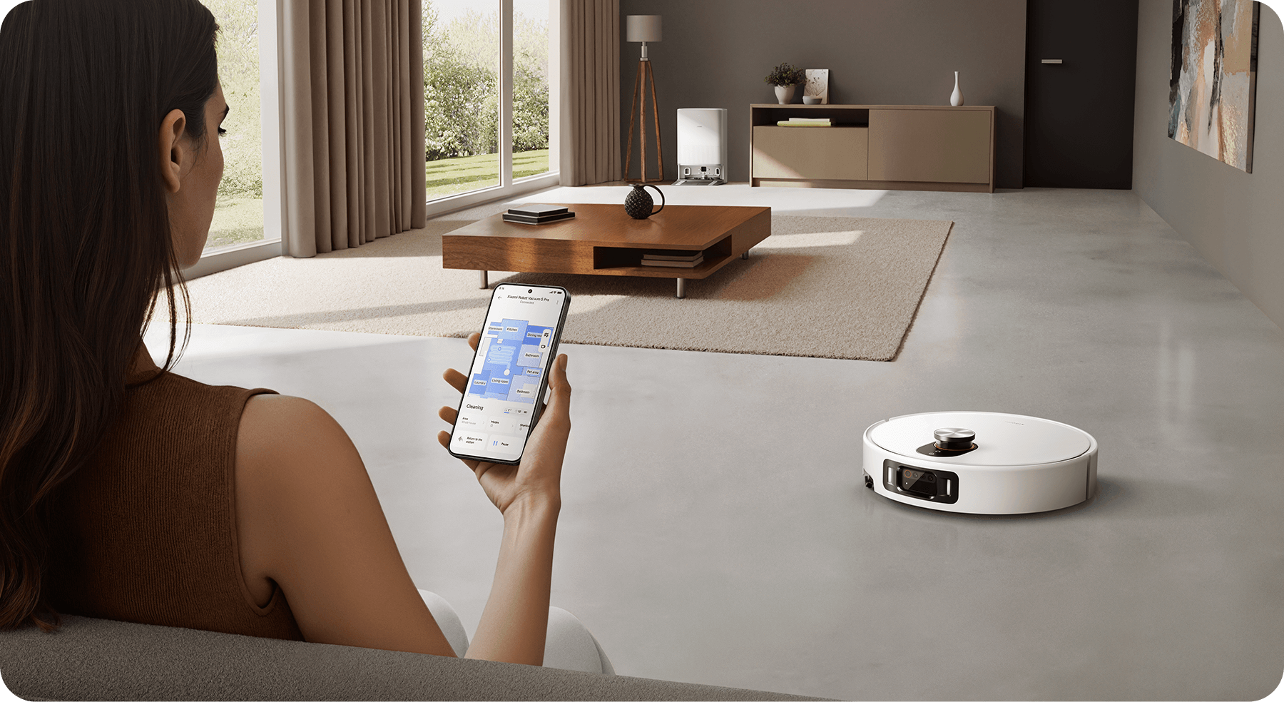 Xiaomi Robot Vacuum 5 Pro – 20000Pa, AI Triple-Camera, dToF Retractable Radar, 80°C Hot Wash & 4L Tank