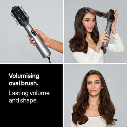 Taghareed Braun Air Styler AS4.3 with ionic technology and oval brush for volumising and shaping hair.