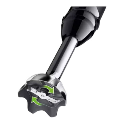 Taghareed Braun MultiQuick 5 Pro hand blender with stainless steel shaft and blade, 1000W motor, 25 speed settings + Turbo.