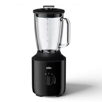 Taghareed Braun PowerBlend 3 JB3150BK black blender with 1.5L glass jug and TriAction Technology