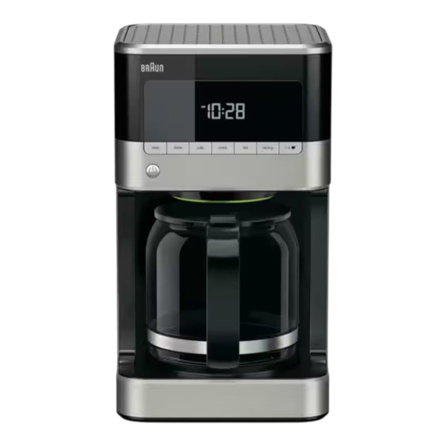 Taghareed Braun PurAroma 7 KF7120BK black coffee maker with glass carafe and digital display
