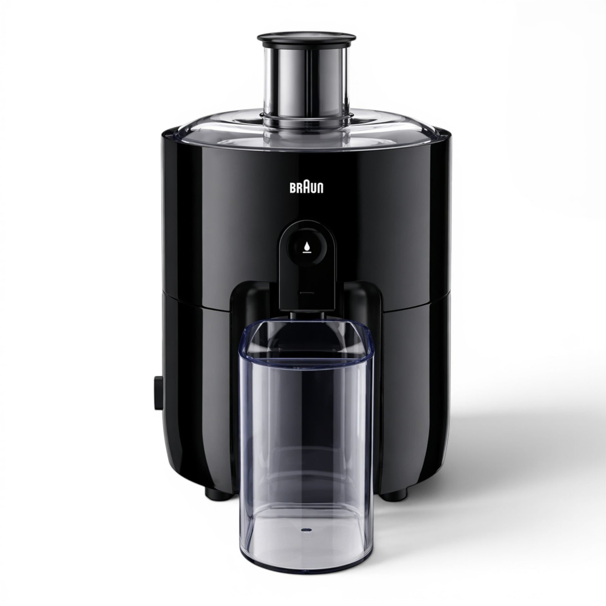 Taghareed Braun PurEase Spin Juicer SJ3100BK, black, 600W motor, 1.25L capacity, anti-drip feature