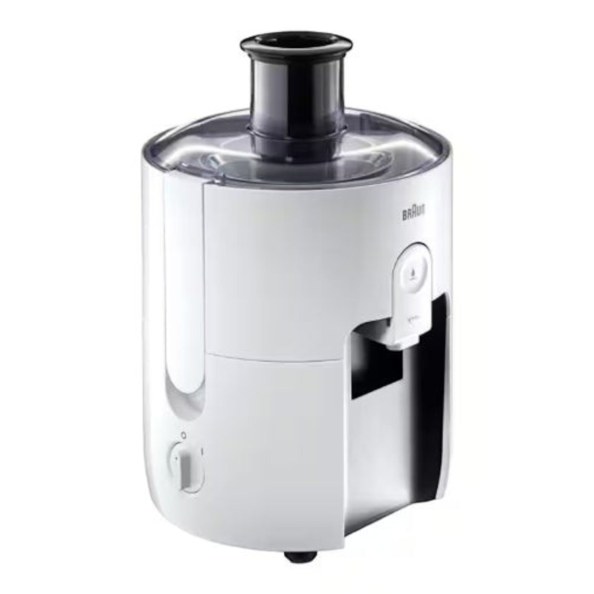 Taghareed Braun PurEase Spin Juicer SJ3100WH, white, 600W, 1.25L capacity, fast extraction, anti-drip system.
