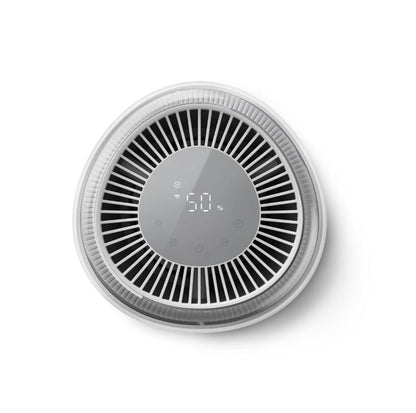Taghareed Philips Air Humidifier 5000 Series HU5710/00, white and grey, with digital display showing 50% humidity.