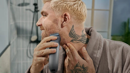 Taghareed Philips Beard Trimmer Series 3000 BT3617/15 with Lift & Trim technology, 20 length settings, stainless steel blades, and USB-A charging.