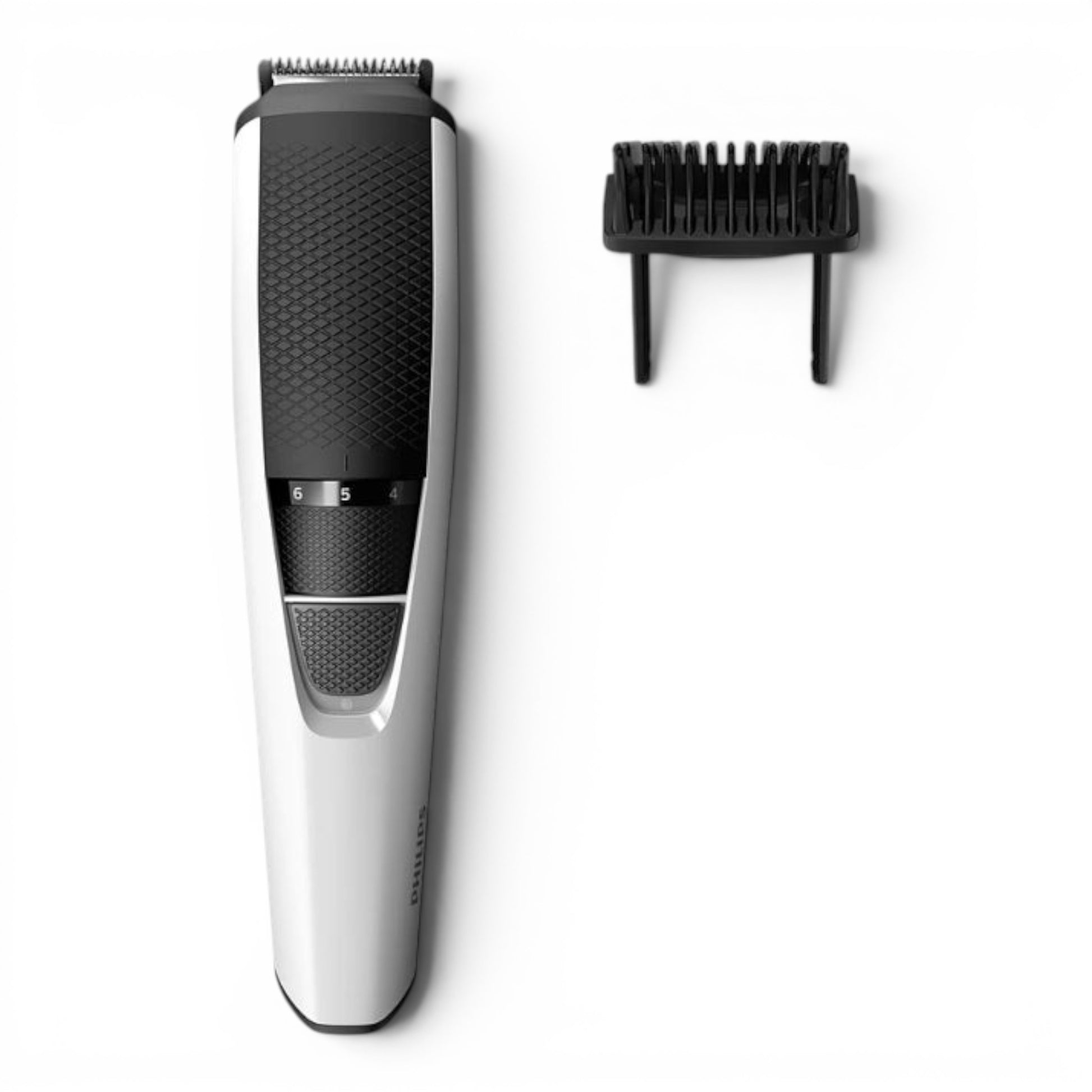 Taghareed Philips Beardtrimmer Series 3000 BT3206/14, white and black, with Lift & Trim technology and 10 length settings.