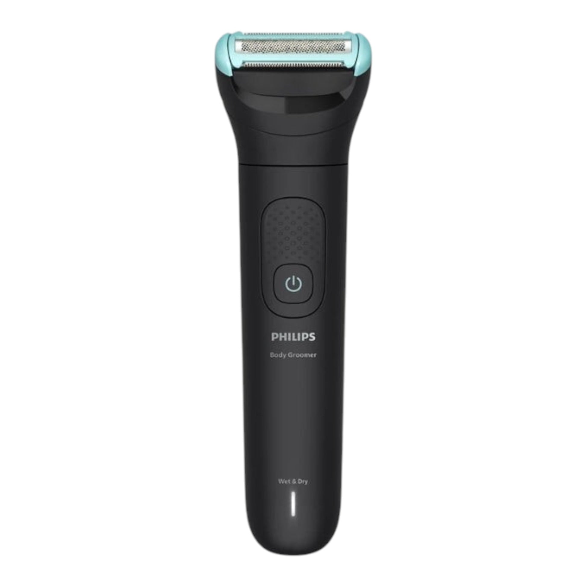 Taghareed Philips Body Groomer 5000 Series BG5475/15 black electric trimmer with blue accents, wet & dry use.