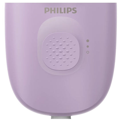 Taghareed Philips Epilator Series 4000 BRE257/00, lavender, with Opti-Light LED and 2 speed settings.
