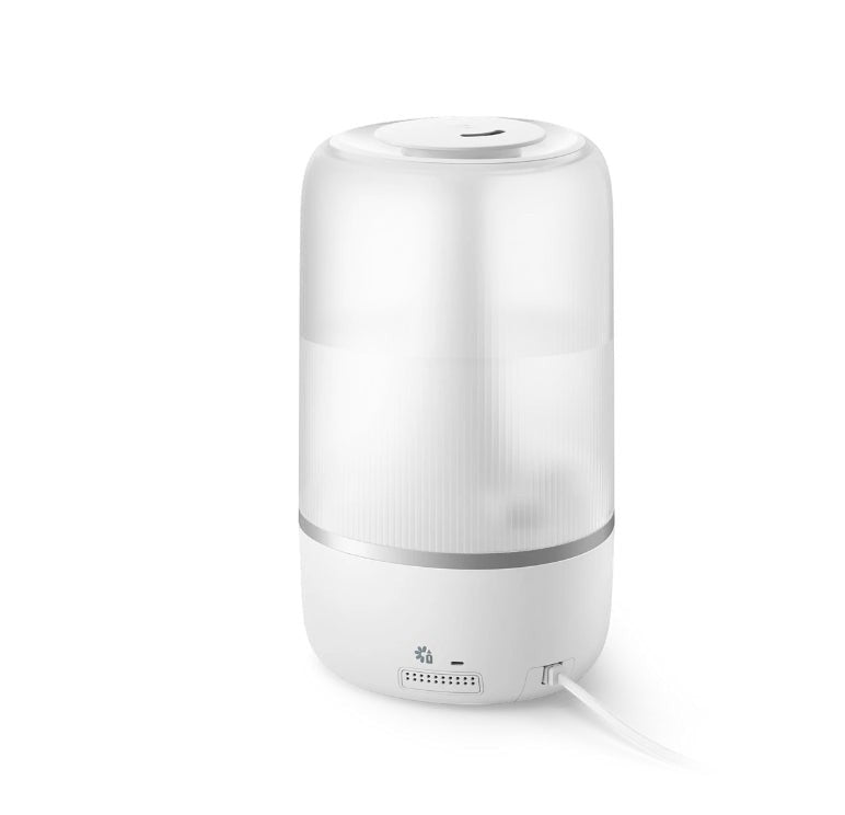 Taghareed Philips 1000 Series HU1509/00 white humidifier with 3L tank, Sky High Mist, and aromatherapy function.