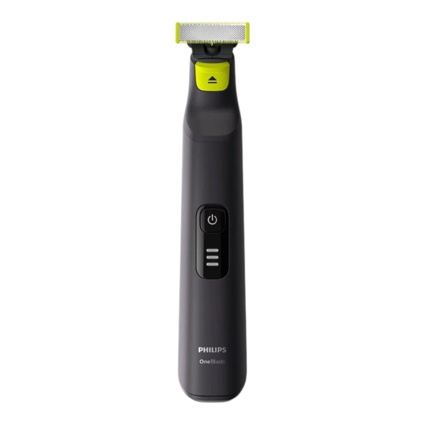Taghareed Philips OneBlade Pro QP6530/23 electric trimmer with a dual-sided blade and 12 length settings for beard grooming.