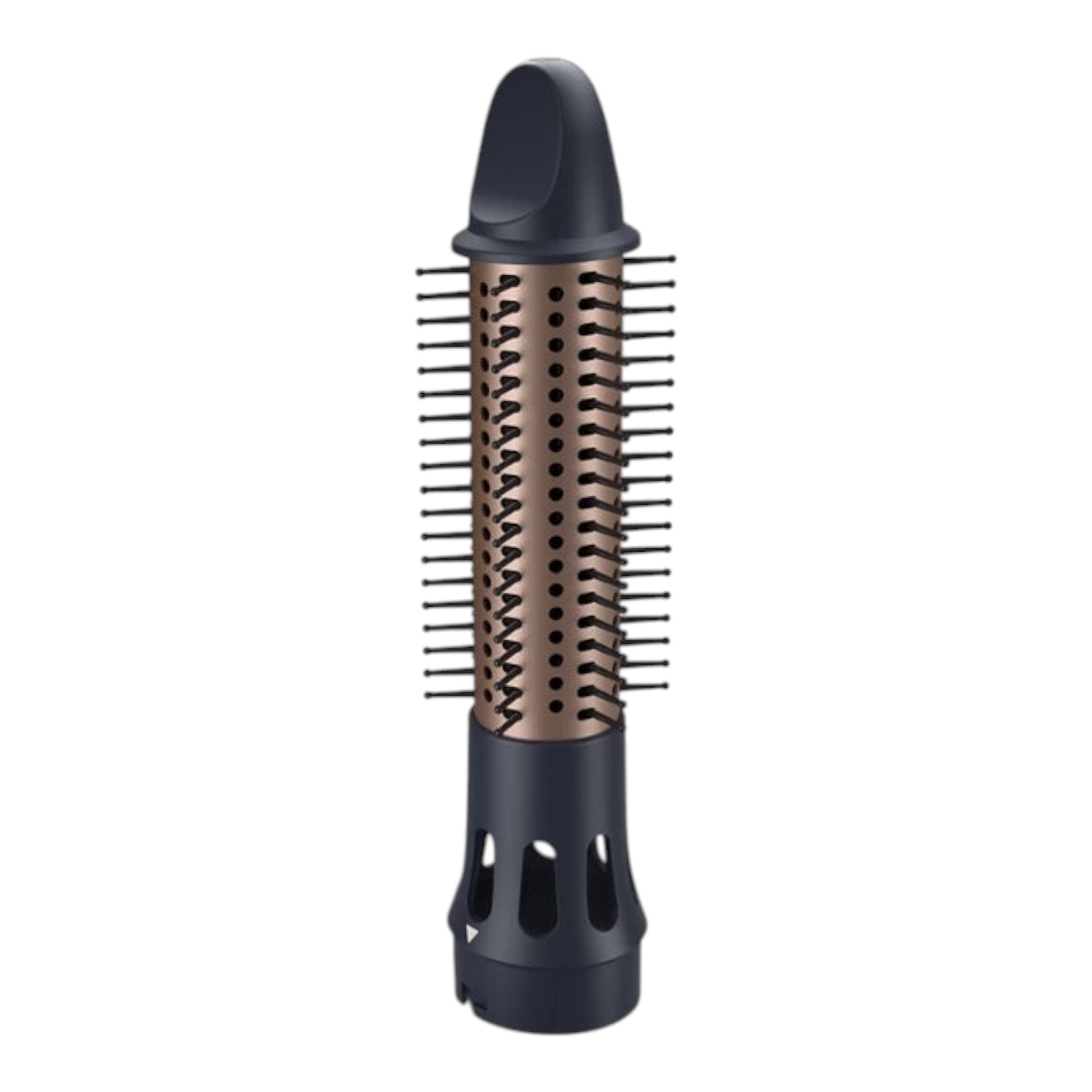 Taghareed Philips 5000 Series 38mm ThermoBrush attachment for smooth styles and waves. Bronze barrel with black bristles.