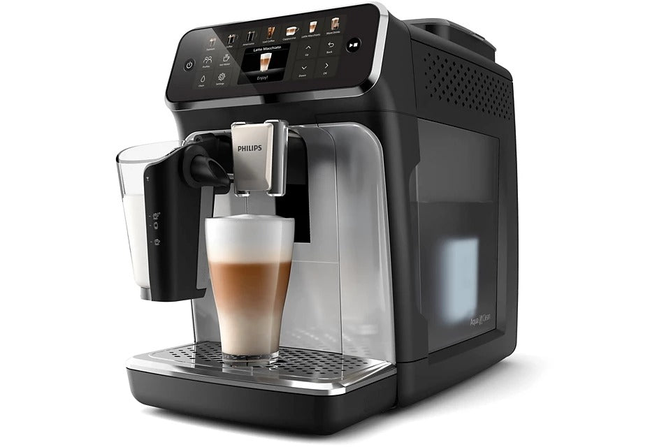 Philips 4400 Series Fully Automatic Espresso Machine EP4446/70 – 12 Drinks, LatteGo & QuickStart